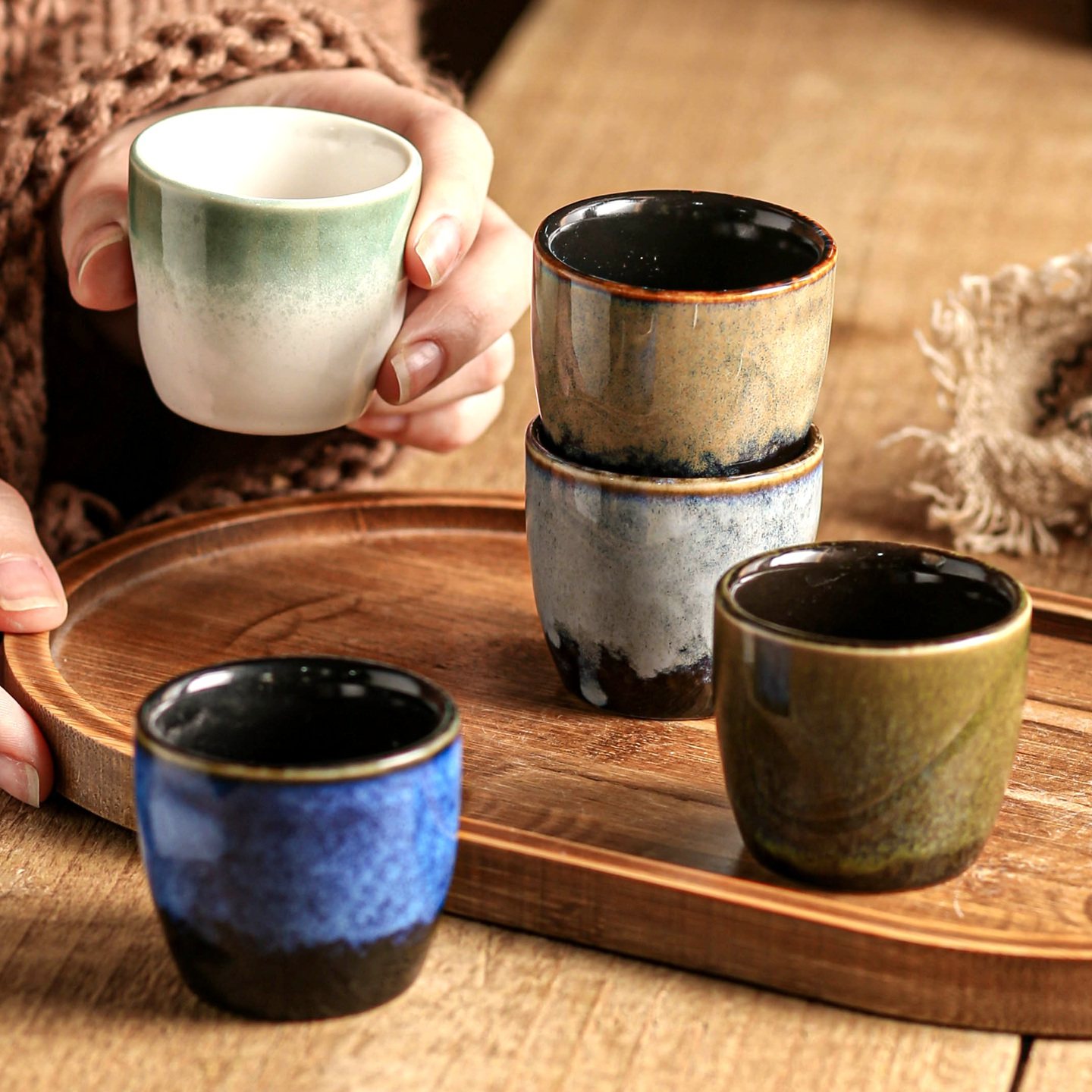 喝酒专用杯酒杯2025新款一人饮酒具陶瓷杯家用漂亮杯子日式清酒杯,淘宝优惠券,粉丝福利购,淘宝优惠卷