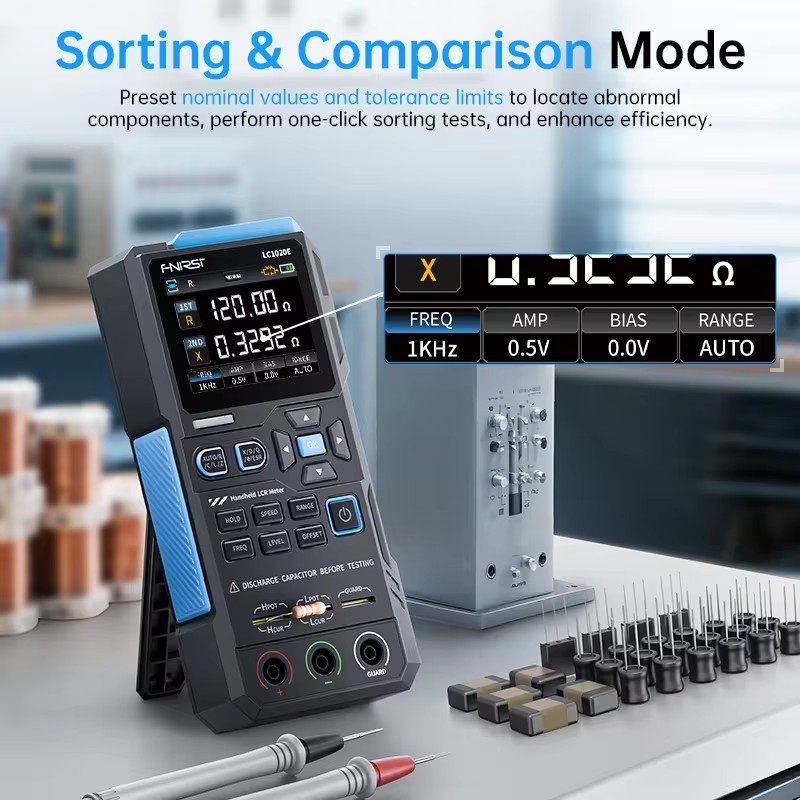 FNIRSI LC1020E High Precision Digital Bridge LCR ESR Tester,淘宝优惠券,粉丝福利购,淘宝优惠卷