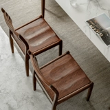 Современный оригинальный стульчик для кормления из натурального дерева для домашнего использования для отдыха