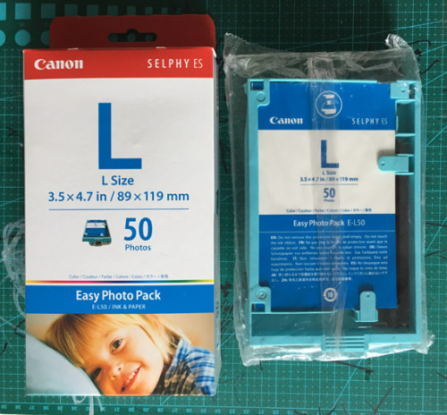 现货佳能E-P100 E-L100 相纸色带墨盒套装ES1/ES2/ES3/ES30/ES40 - 图1