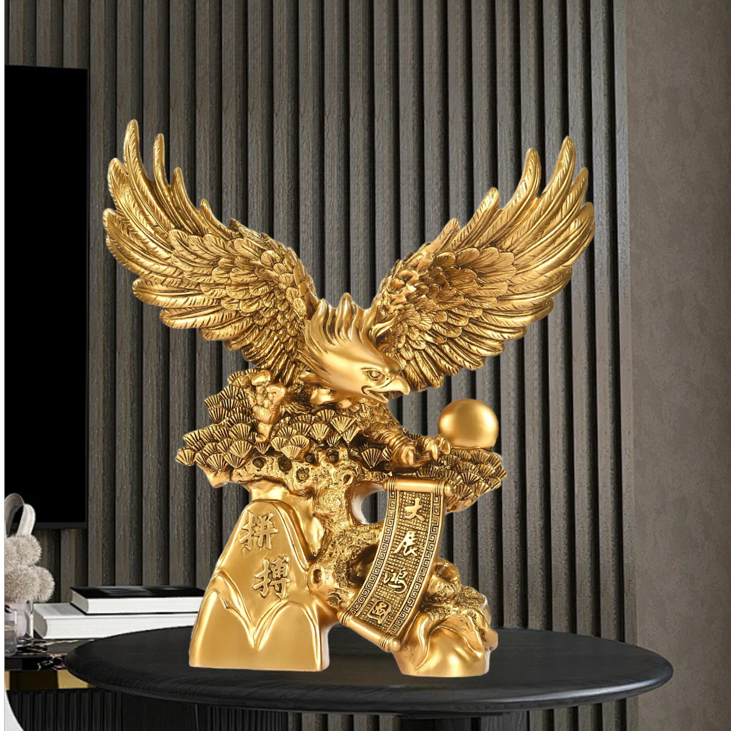 老鹰摆件招财公司前台开业礼物客厅男士高档大气老板办公桌室领导,淘宝优惠券,粉丝福利购,淘宝优惠卷