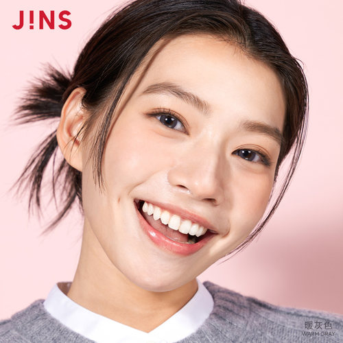 JINS睛姿隐形眼镜1DAY COLOR日抛彩色近视隐形眼镜舒适保湿2片装 - 图2
