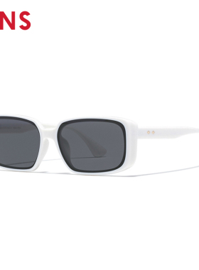 JINS睛姿窄方框猫眼复古时尚男女太阳眼镜墨镜防紫外线URF25S045