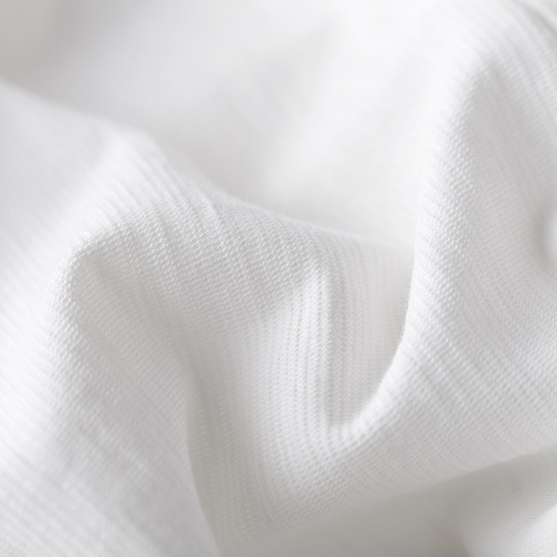 茵曼旗舰店纯色t恤2021秋装打底衫 茵曼筱茵T恤