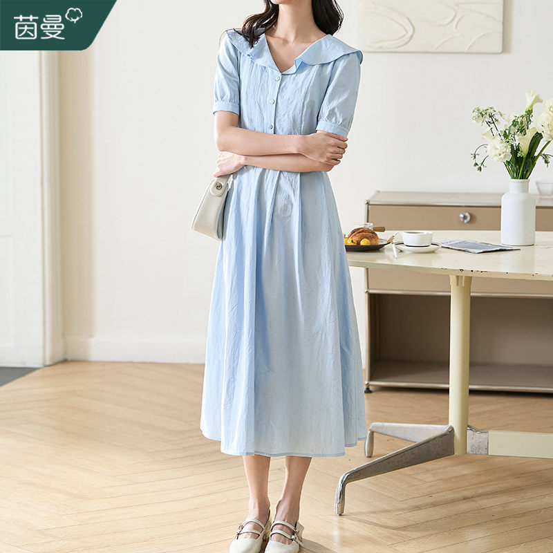  茵曼筱茵连衣裙