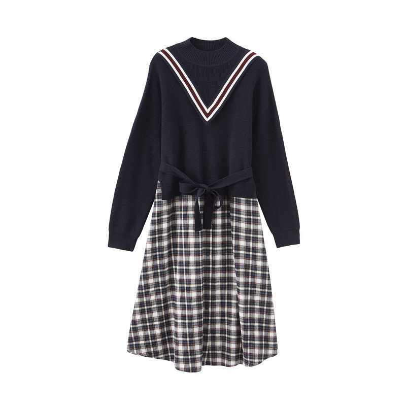 茵曼旗舰店减龄洋气套装裙连衣裙 茵曼筱茵连衣裙