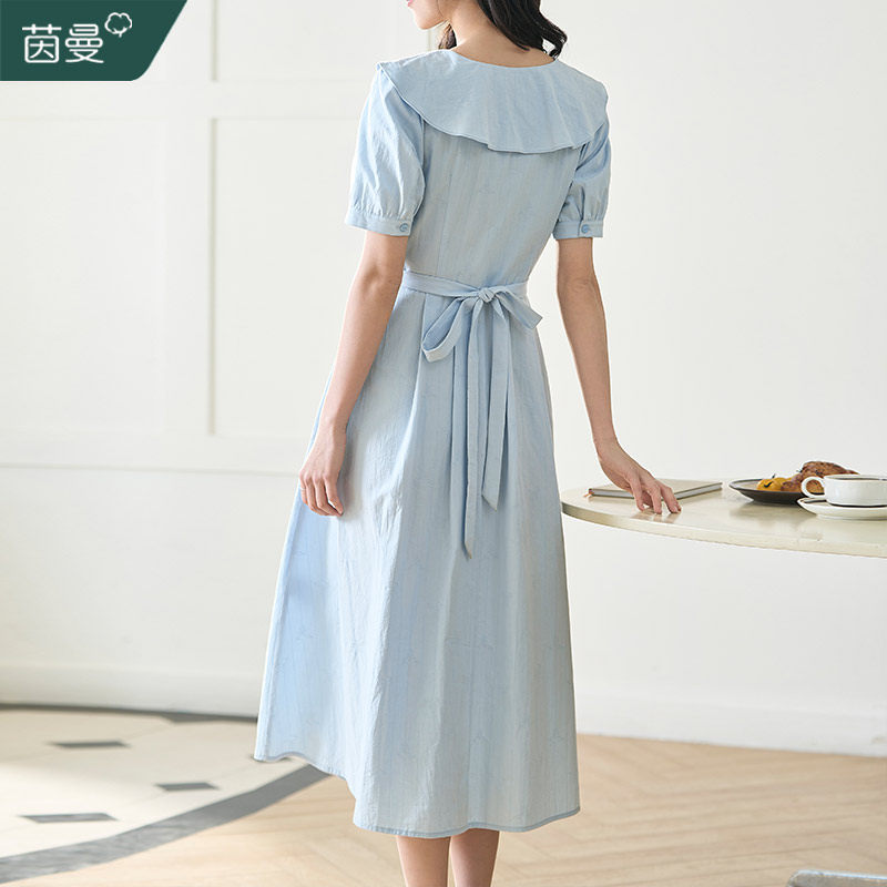  茵曼筱茵连衣裙