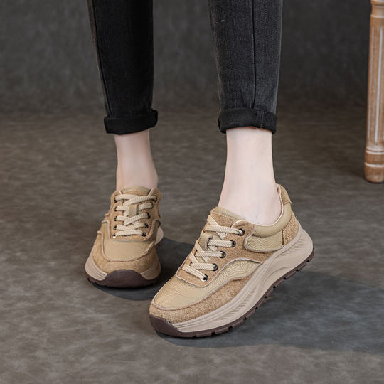 Kuyao Li First Layer Damenschuhe aus Rindsleder, große Größe 41 bis 43