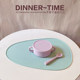 Orange Keer silicone placemat waterproof