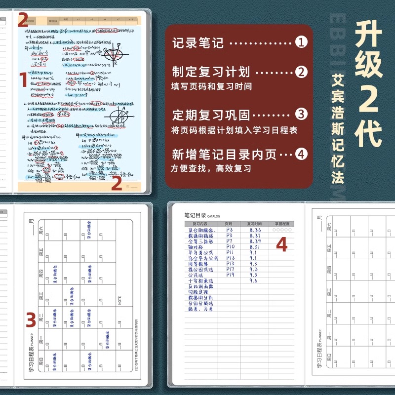 分科目笔记本子加厚高中生初中生专用b5全套七科学科课堂分科错题本中学生语文英语物理数学各科作业本高初一 - 图0