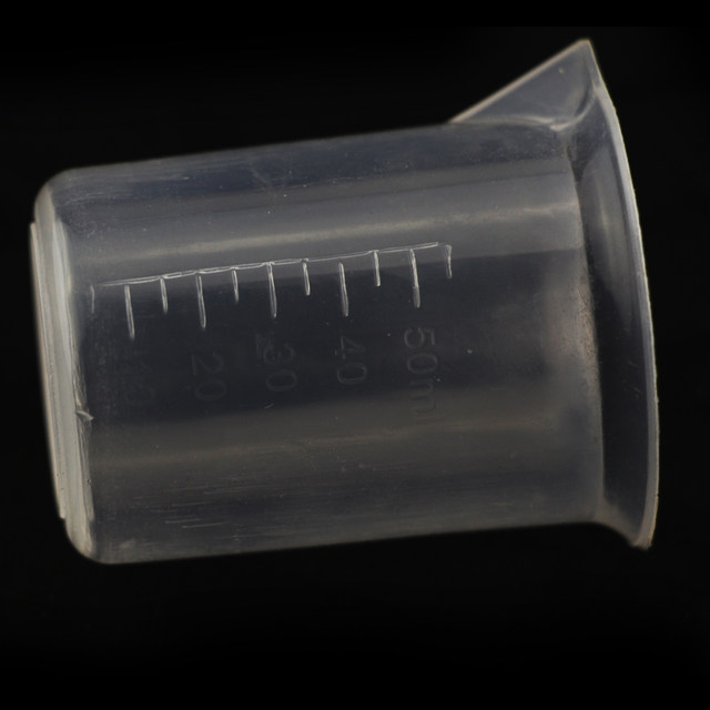 Crystal drop glue curing water measuring cup measuring cylinder measuring tool with scale measuring cup ml solution cup plastic measuring cup liquid