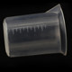 Crystal drop glue curing water measuring cup measuring cylinder measuring tool with scale measuring cup ml solution cup plastic measuring cup liquid