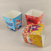 Disposable square color paper box popcorn bucket