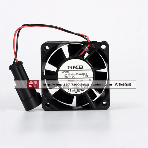 2410ML-05W-B60全新原装NMB美蓓亚6025轴流风机24V变频器ABB接头 - 图3