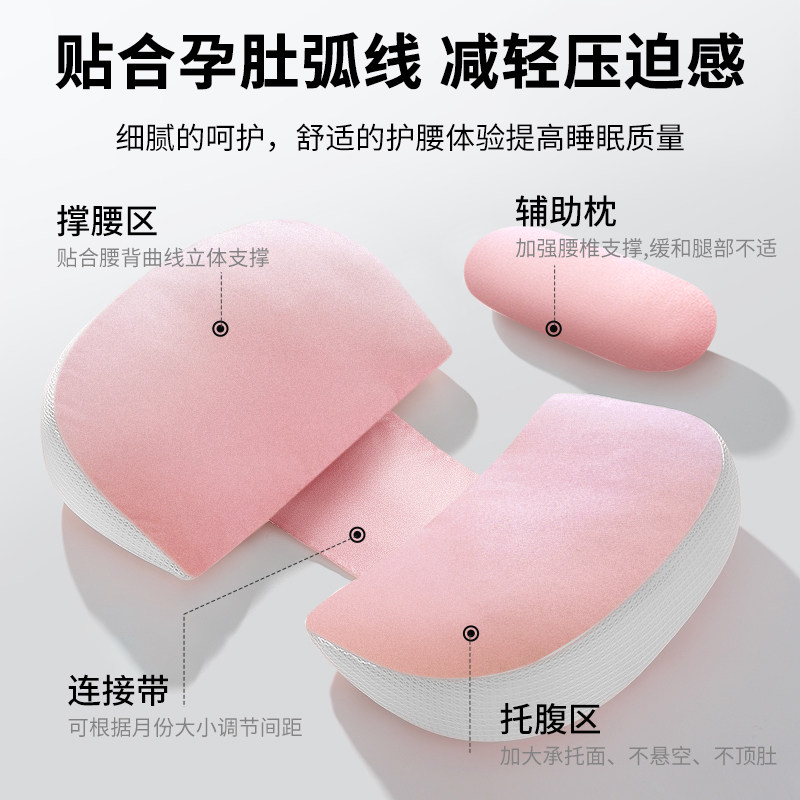 多米贝贝孕妇枕护腰侧睡枕托腹U形枕抱枕睡觉孕妇用品孕妇侧卧枕,淘宝优惠券,粉丝福利购,淘宝优惠卷