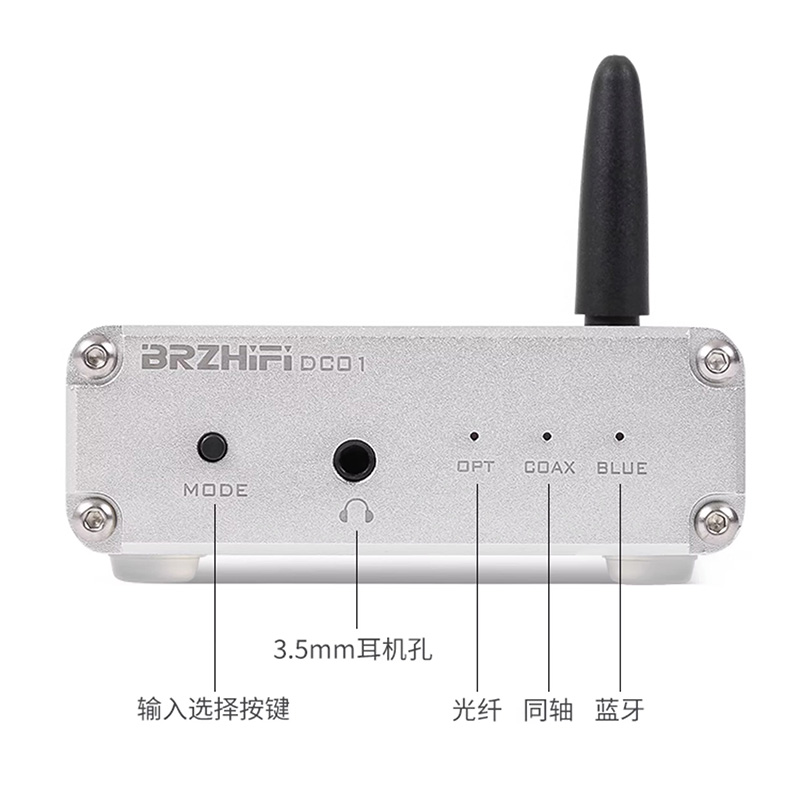 DC01 数字电视CD机顶盒升级 ES9038音频解码器 同轴光纤蓝牙5.0 - 图2