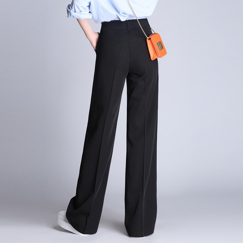 阔腿裤女春秋2025新款长裤韩版大码休闲西装裤高腰宽松坠感直筒裤,淘宝优惠券,粉丝福利购,淘宝优惠卷