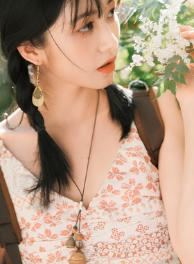 杨肸子同款耳环民族风