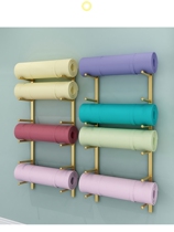 Multilayer yoga mat upper wall rug yoga gym gym gym foam roller whole shelve yoga equipment storage rack