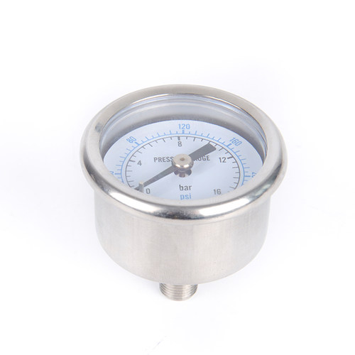 ACUTEK轴向不锈钢压力表Y40BF-Z 16bar ZG1/8材质304 氨气 耐高温 - 图1