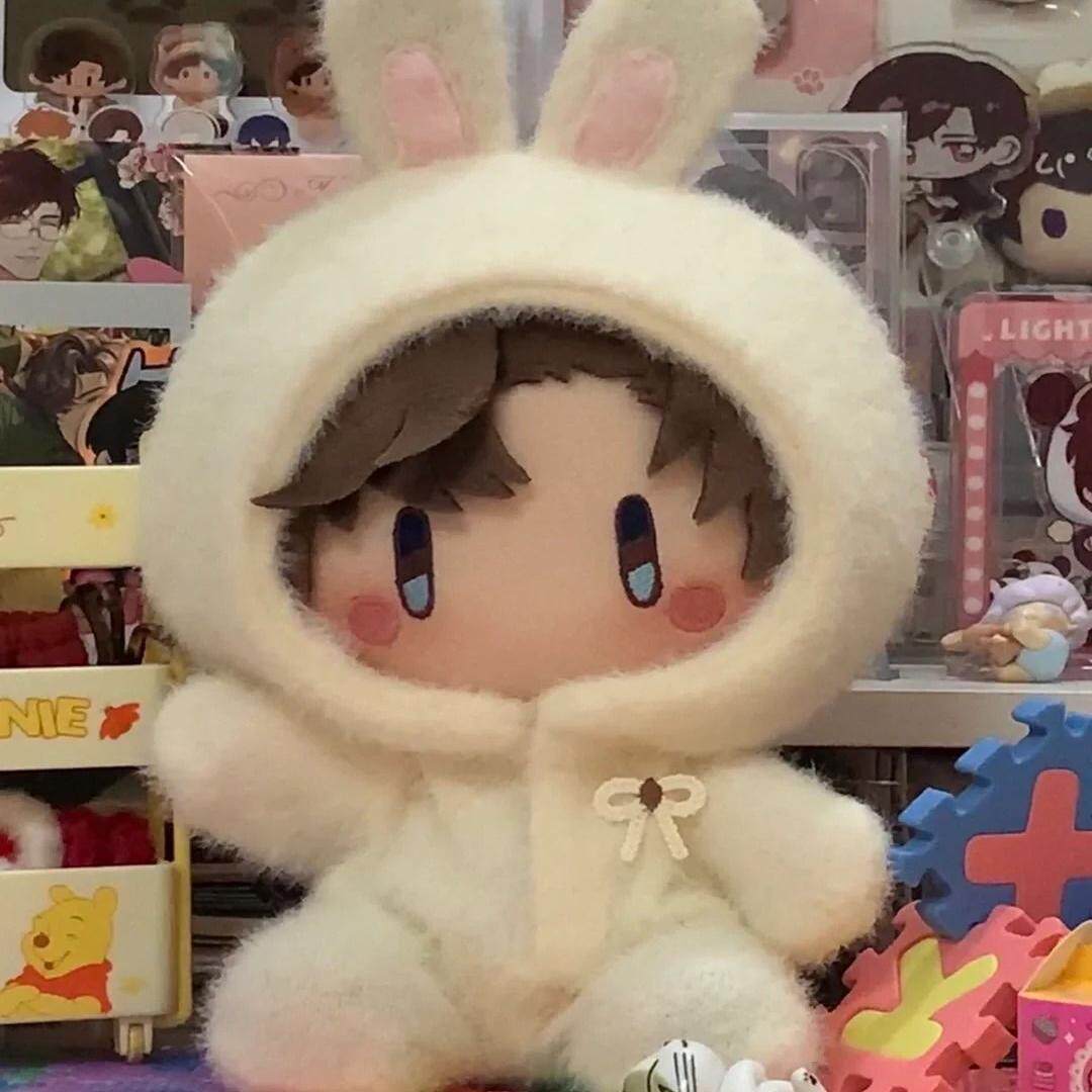 小熊连体服可爱套装棉花娃娃40CM连体衣一番替换玩偶换装生日礼物