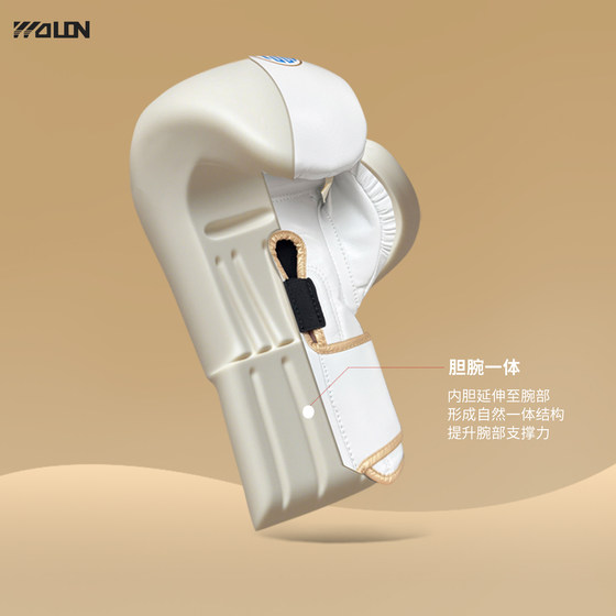 WOLON Five Dragon Boxing Gloves Sanda Sandbag Muay Thai Fighting Men and Women Training Adult Boxing Gloves