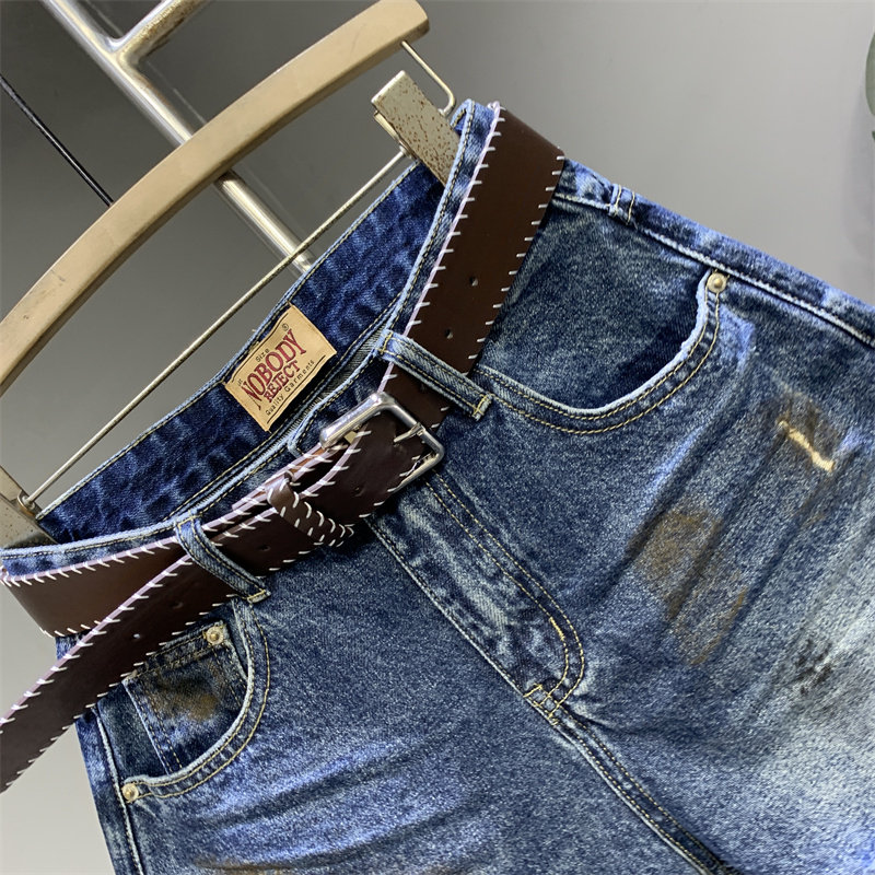 韩系复古破洞毛边设计感牛仔短裤女2025早秋新款百搭洋气气质短裤,淘宝优惠券,粉丝福利购,淘宝优惠卷