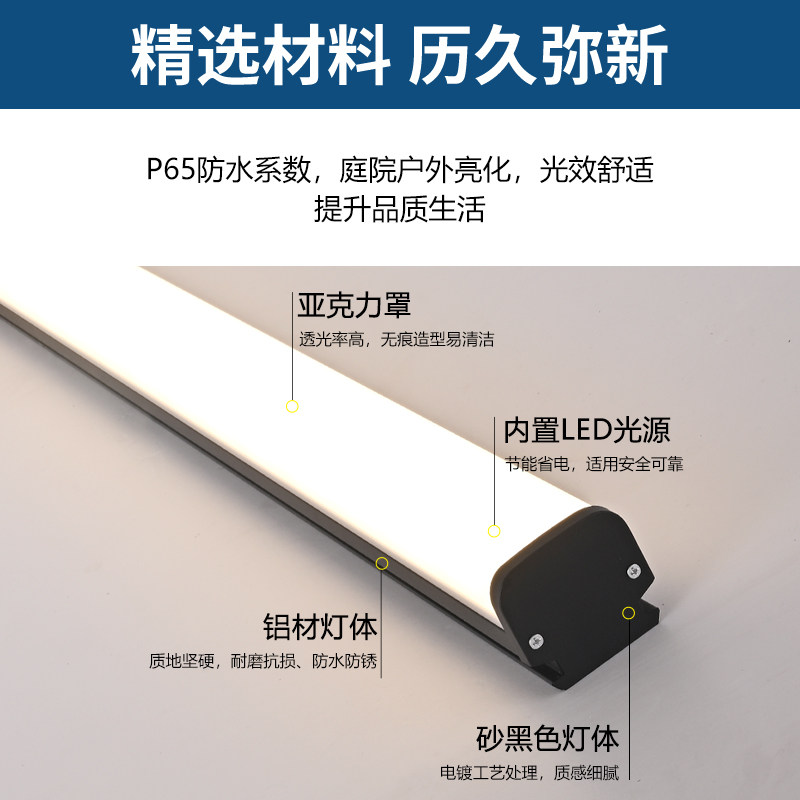 防蚊虫阳光房专用灯户外阳台过道玄关客厅雨棚长条吸顶照明灯,淘宝优惠券,粉丝福利购,淘宝优惠卷