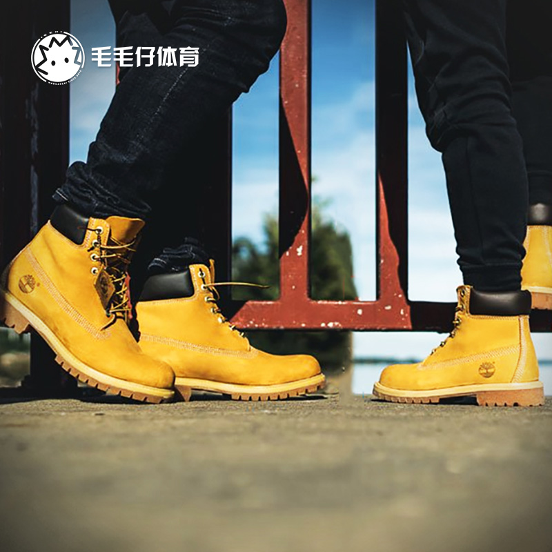 Timberland天木兰10061-10361踢不烂大黄靴防水工装靴女男休闲鞋-图2