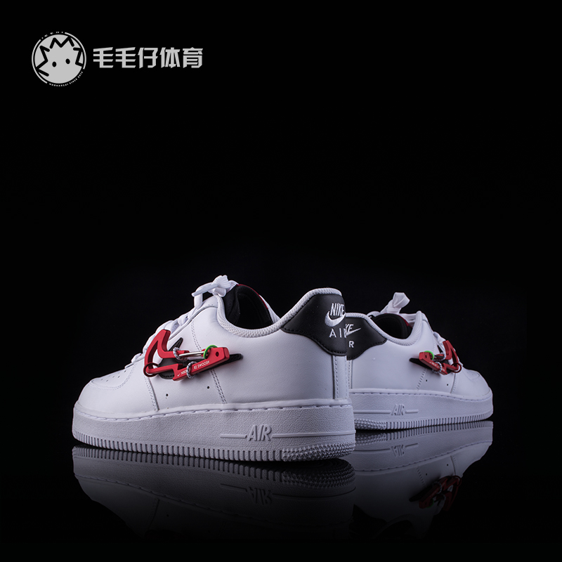 Nike/耐克Air force1 AF1登山扣空军一号男子休闲板鞋DH7579-100 - 图1