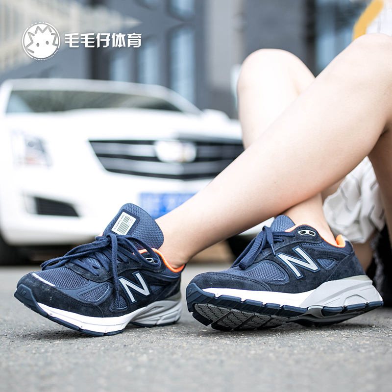 New Balance NB990总统女慢跑鞋复古休闲鞋时尚运动鞋W990KM4-NV4 - 图0