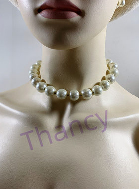 AK打标琉璃珍珠项链耳钉套装