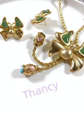 雅天妮ARTIN打标蝴蝶耳钉项链