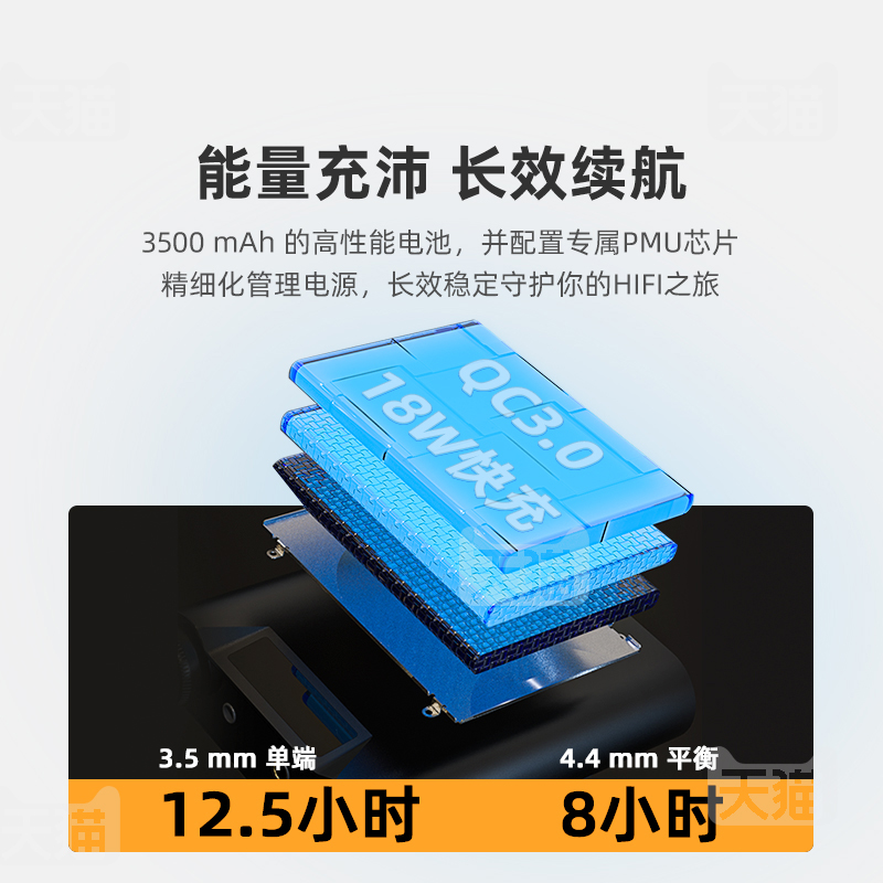 山灵H5蓝牙便携式钢炮型解码耳放一体机HiFi发烧级音乐播放器声卡-图1