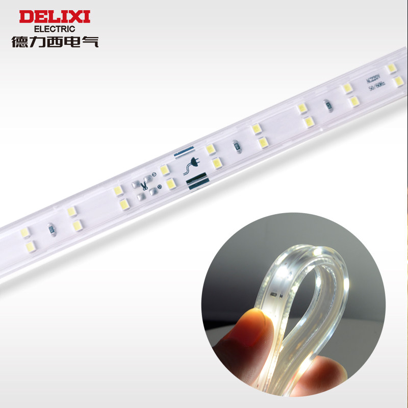 德力西灯带LED家用霓虹超亮变色防水贴片长条吊顶三色升级线灯条,淘宝优惠券,粉丝福利购,淘宝优惠卷