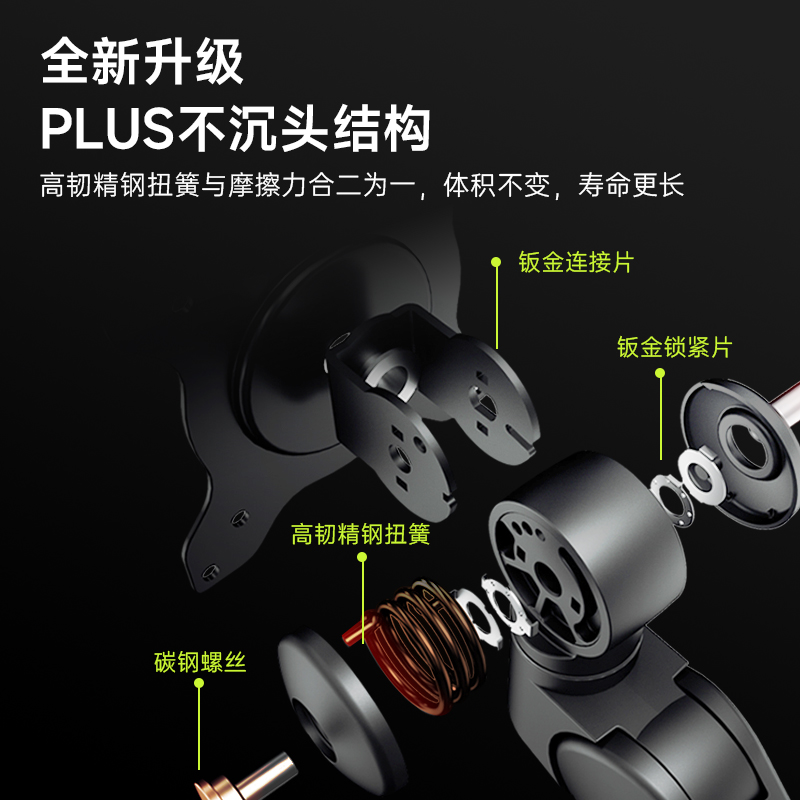 AOC显示器双屏支架AM420旋转升降显示屏电脑双臂挂架保护颈椎PLUS-图0