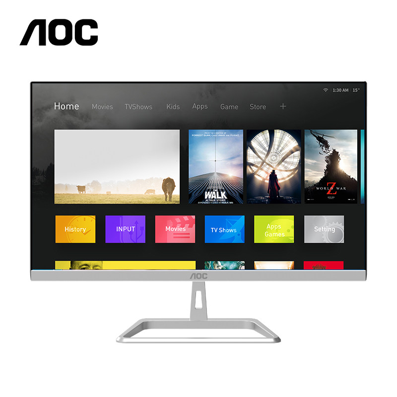 aoc一体机整机730 24英寸台式主机 AOC一体机