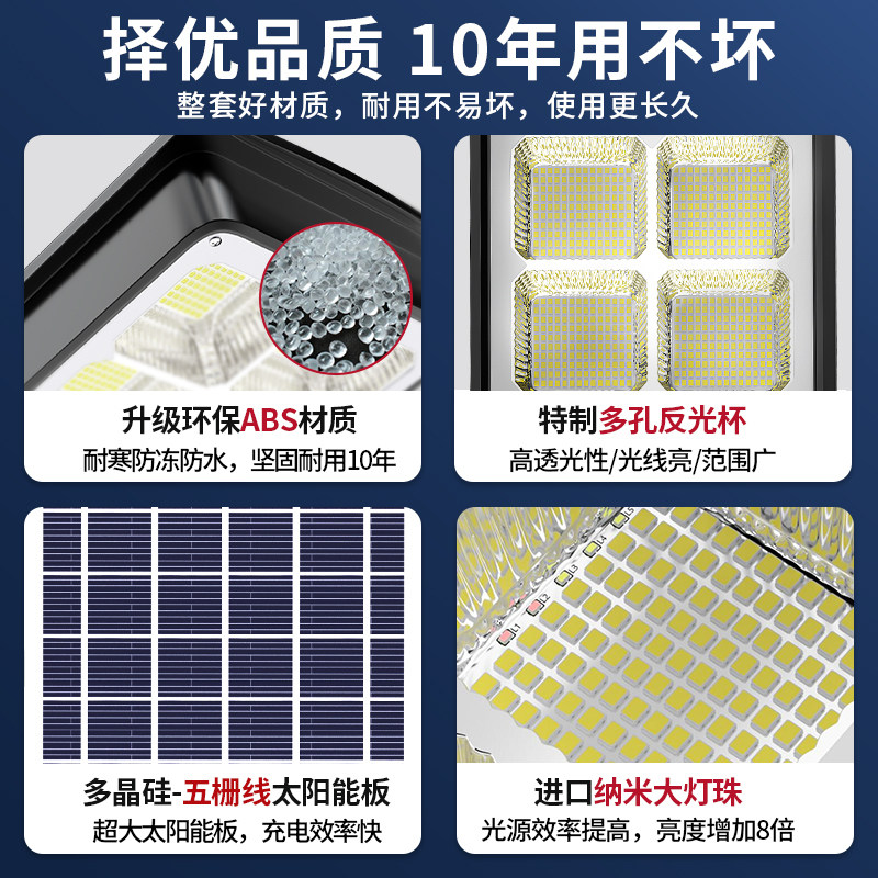 新款太阳能家用人体感应户外庭院灯 belan灯具景观庭院灯饰