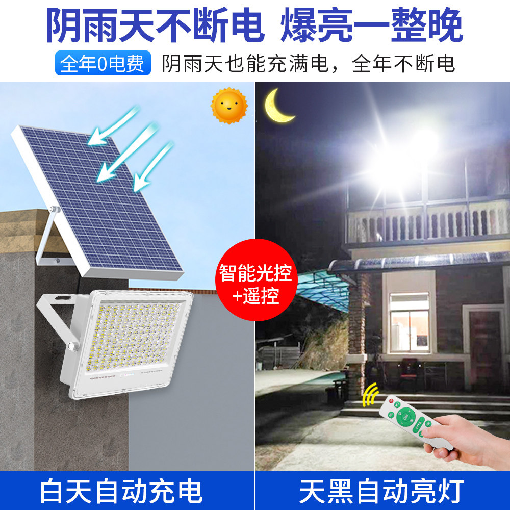 一拖二太阳能户外灯家用室外照明灯 belan灯具景观庭院灯饰