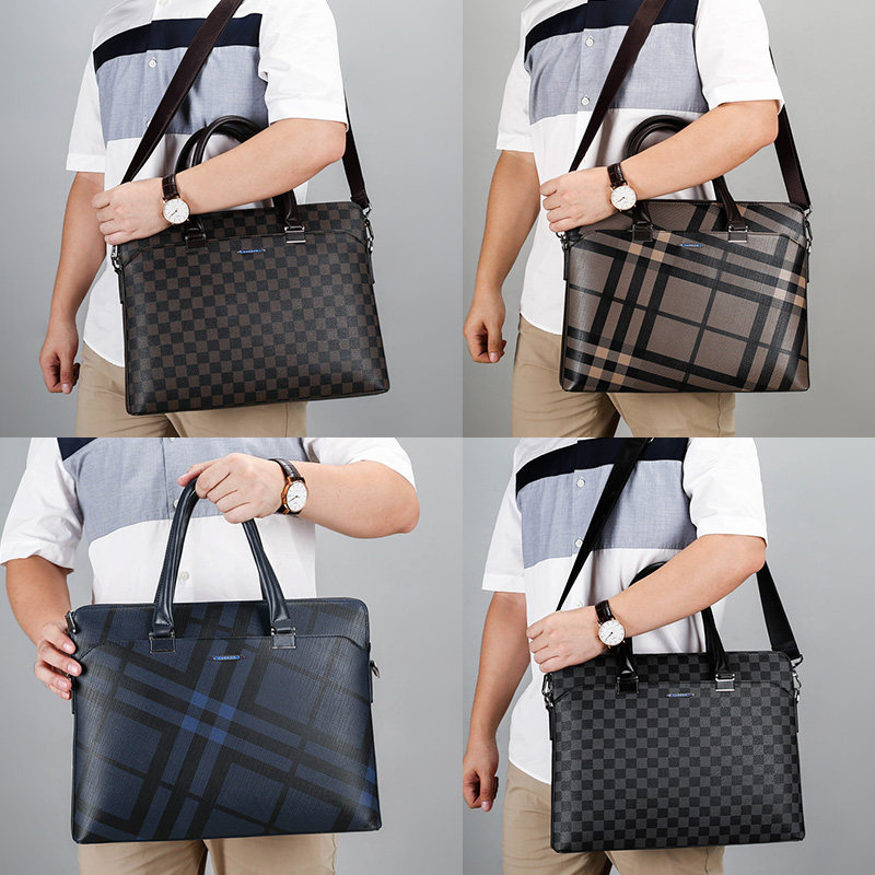 潮流大牌手提包男商务办公男士包包 路易贵族男士包袋