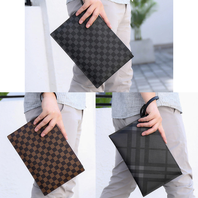 Louis Noble Clutch Casual Envelope Trendy Plaid