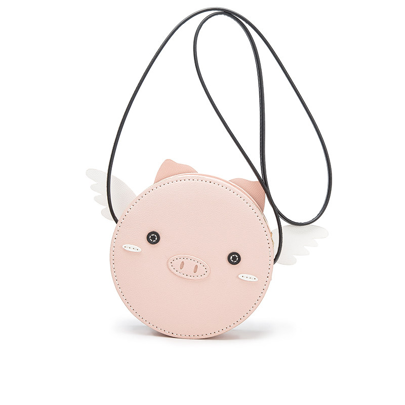 迷你小猪自制作礼物编织包包斜挎包 菲美女士包袋