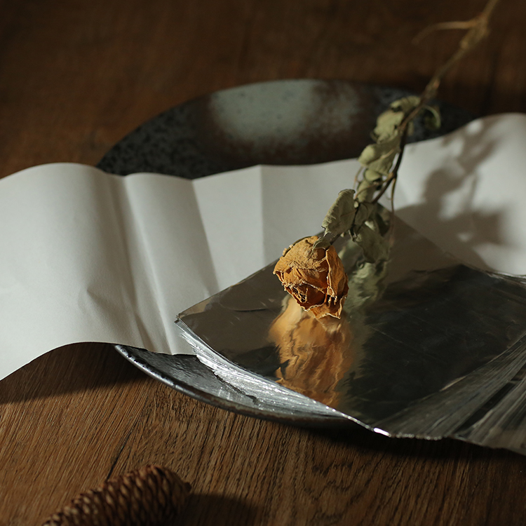 瓦罐煨汤专用锡纸铝箔纸烧烤方片汤纸鱼纸包纸烘焙烤肉便捷锡箔纸-图0
