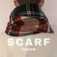 Scarf men's winter warm gift box can be used to write greeting cards