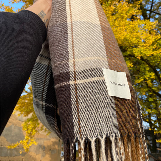 Scarf men's winter birthday gift fashion trend simple