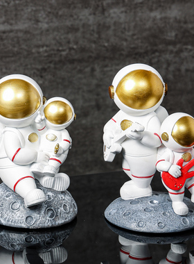 太空人宇航员摆件创意客厅电视柜房间音乐办公室家居软装饰品家里