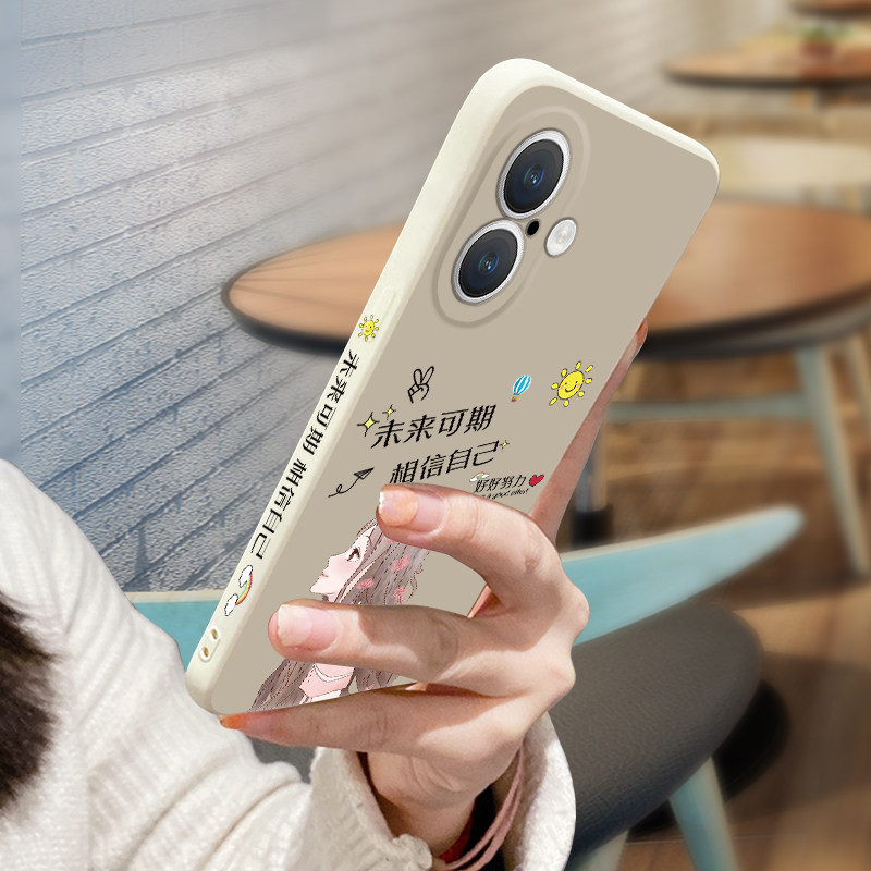 适用苹果16手机壳新款iPhone16plus液态硅胶软壳网红女款16promax时尚镜头全包防摔ip十六超薄保护套未来可期