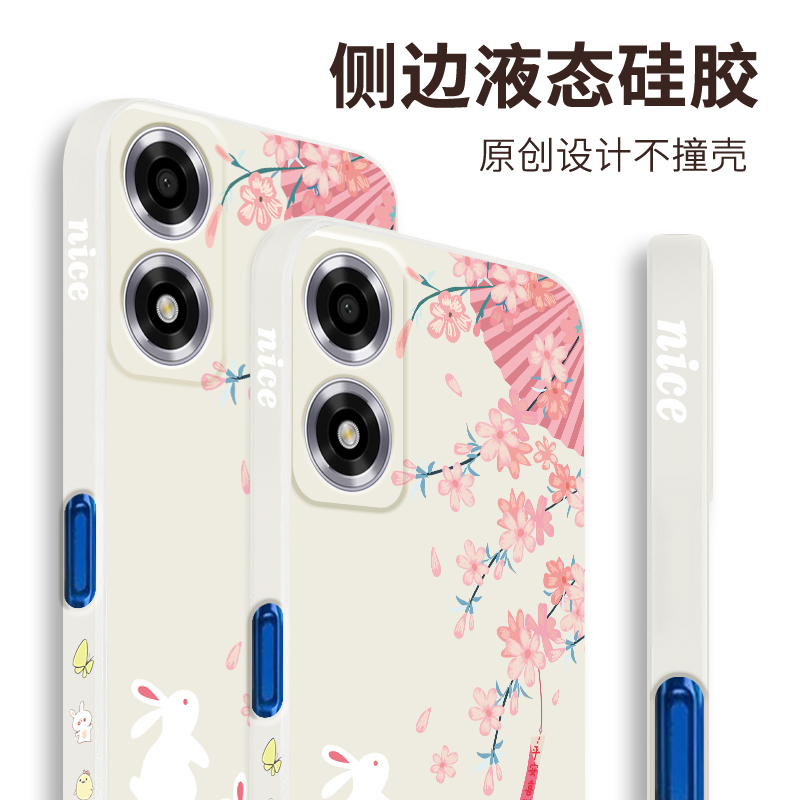 适用oppoa2x手机壳新款a2x简约兔兔保护套OPPOA2x镜头全包防摔opopa可爱女款外壳PJS110液态硅胶男潮创意个性 - 图3