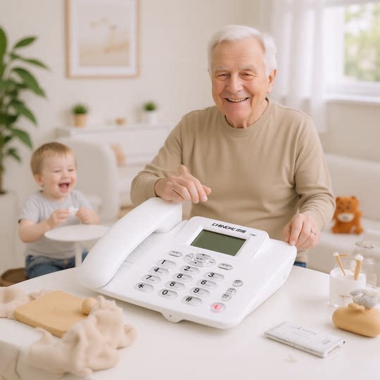 Zhongnuo Caller ID landline battery-free dual interface