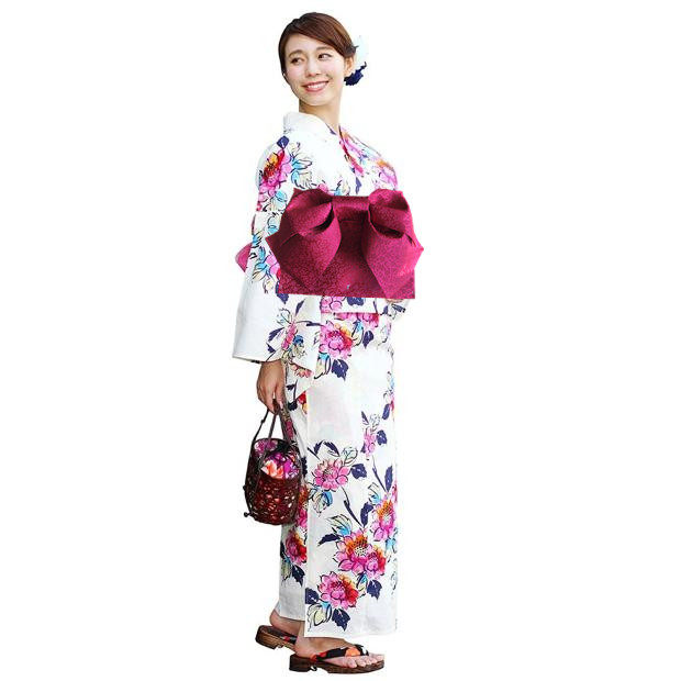 小美和服多花色原单全棉出口日本和服浴衣夏日祭花火大会 我爱女装导购网